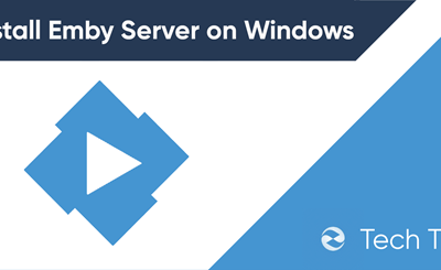 Emby Server Windows Install