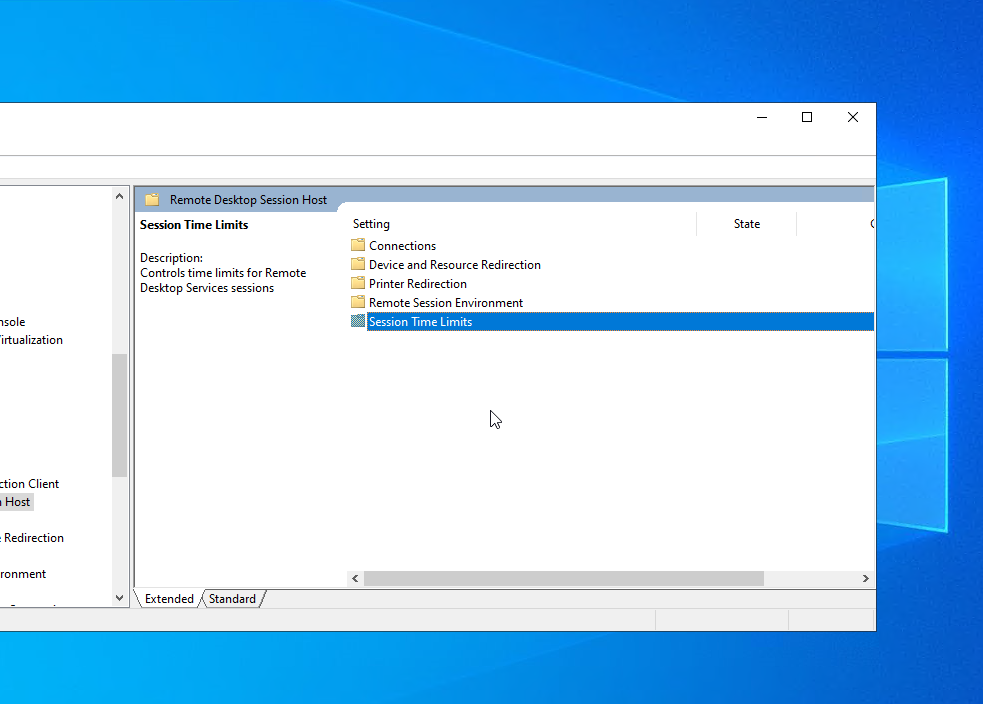 rdp session time limits